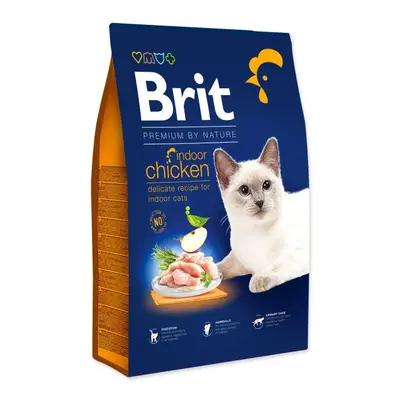 Krmivo Brit Premium by Nature Cat Indoor Chicken 8kg