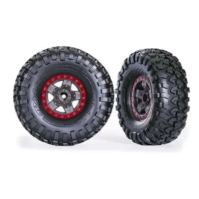 Traxxas kolo 2.2", disk TRX-4 Sport šedý/červený, pneu Canyon Trail (2)