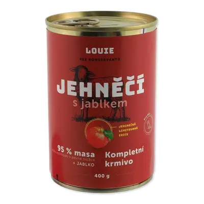 Konzerva LOUIE jehněčí s jablkem 400g