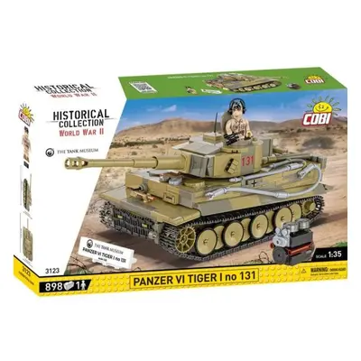 Cobi II WW Tiger č. 131, 1:35, 869k, 1 f