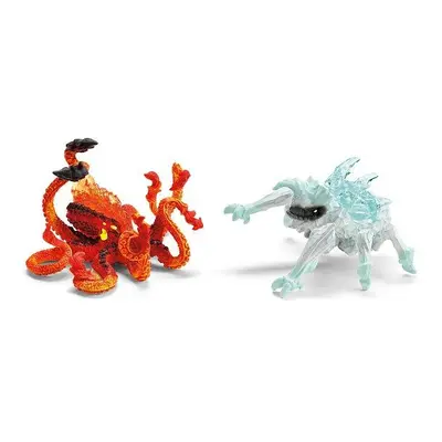 Schleich Ledový brouk vs. Ohnivý kraken