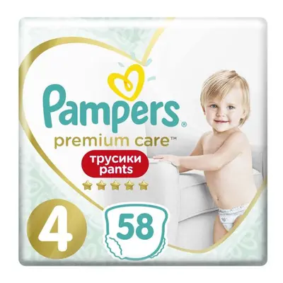 PAMPERS Premium Care Pants Velikost 4, 58 ks