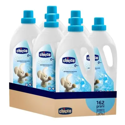 6x CHICCO Prostředek prací dětský Sensitive 1,5 l (27 praní)