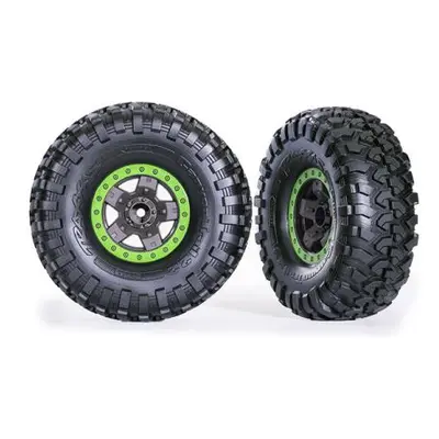 Traxxas kolo 2.2", disk TRX-4 Sport šedý/zelený, pneu Canyon Trail (2)