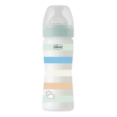 CHICCO Láhev kojenecká Well-being silikon 250ml chlapec