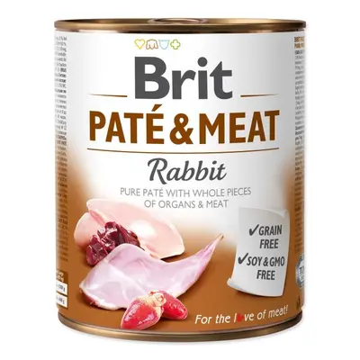 Konzerva Brit Paté & Meat králík 800g