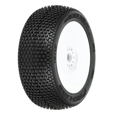 Pro-Line kolo 3.3", pneu Blockade S3 Buggy Tires, disk H17 bílý (2)