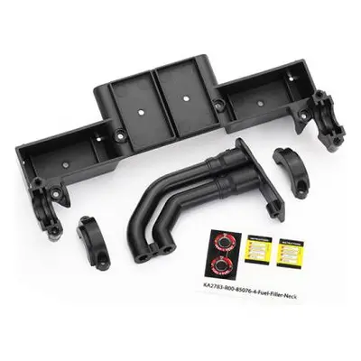 Traxxas Chassis tray/ driveshaft clamps/ fuel filler (black)