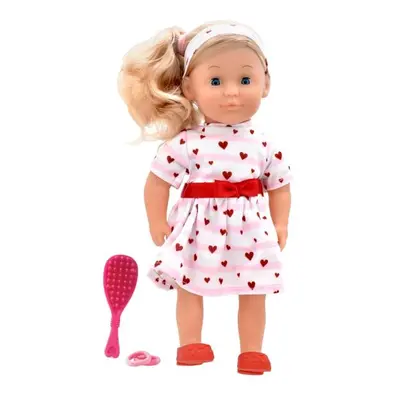 Dolls World Módní panenka Charlotte - 36 cm: Růžová srdíčková princezna