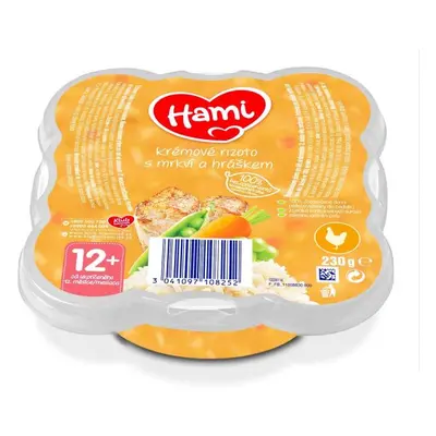 HAMI Rizoto krémové s mrkví a hráškem Malý Gurmán 230g