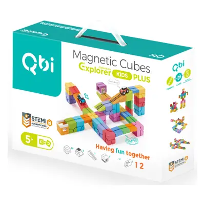 QBI Explorer Kids Plus Pack magnetická stavebnice 43