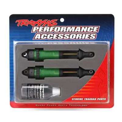 Traxxas tlumič GTR xx-long hliník/PTFE zelený, pístnice TiN (2)