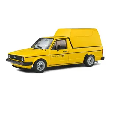 1:18 Volkswagen Caddy Mk.1 German Post Yellow 1982 - SOLIDO - S1803505