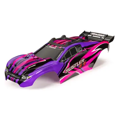 Traxxas karosérie Rustler 4X4 růžovo-fialová