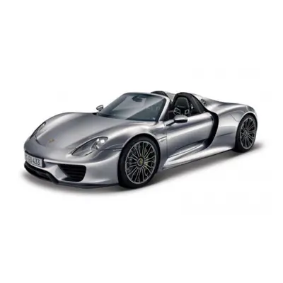 Bburago 1:24 Plus Porsche 918 Spyder Metallic Grey