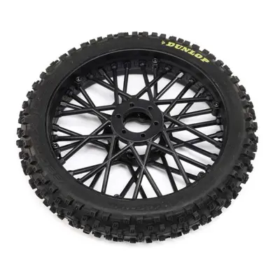 Losi kolo s pneu Dunlop MX53 přední, disk černý: PM-MX