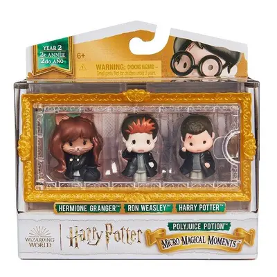 SpinMaster HARRY POTTER Trojbalení Mini figurek Harry, Ron a Hermiona