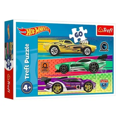 Trefl puzzle 60 dílků - Hot Wheels Racing