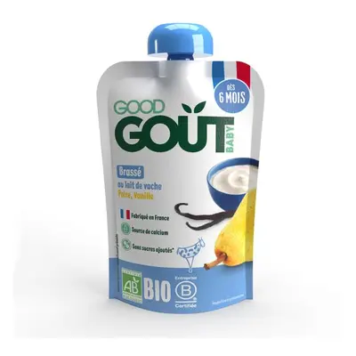 GOOD GOUT BIO Vanilkový dezert s hruškou (90 g)