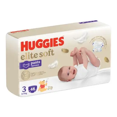 HUGGIES® Elite Soft Pants Kalhotky plenkové jednorázové 3 (6-11 kg) 48 ks