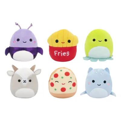 SQUISHMALLOWS Micromallows 6Pack - Lochneska, Chobotnice, Hranolky, Pizza, Kozel, Brouk