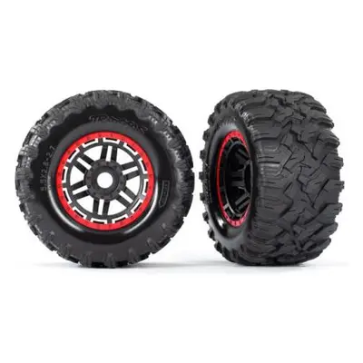 Traxxas kolo 2.8", pneu Maxx All-Terrain, disk černo-červený (2)