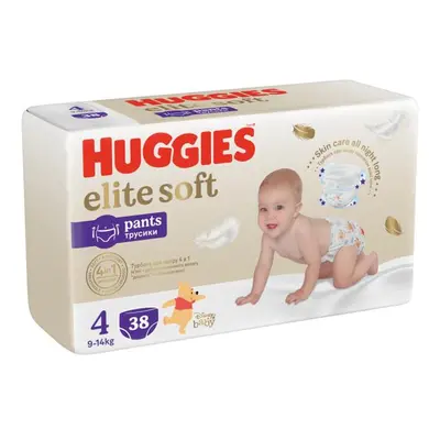 HUGGIES® Elite Soft Pants Kalhotky plenkové jednorázové 4 (9-14 kg) 38 ks