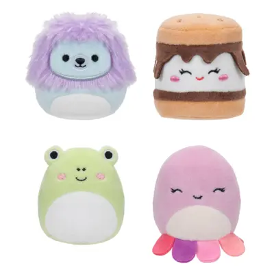 SQUISHMALLOWS Micromallows 4Pack - Žába, Chobotnice, Lev, S'more