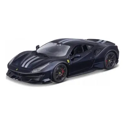 Bburago 1:24 Ferrari TOP 488 Pista Blue/silver stripe