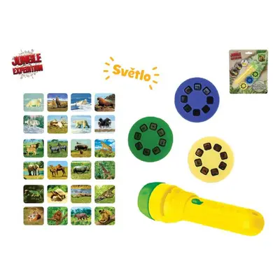 Jungle Expedition projektorové svítidlo 11,5cm na baterie se světlem 24 obrázků