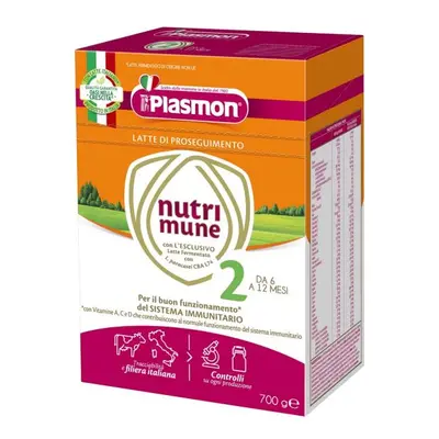 PLASMON Nutri-mune 2 pokračovací mléko 2x350 g, 6m+