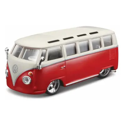 Bburago 1:32 Volkswagen Van Samba Red-White