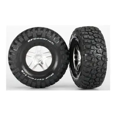 Traxxas kolo 2.2/3.0", disk SCT Split-Spoke saténový-černý, pneu KM2 S1 (2)