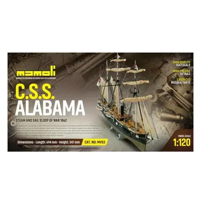 MAMOLI Alabama 1862 1:120 kit