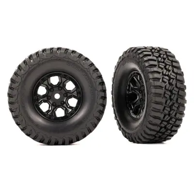 Traxxas kolo 1.0", disk spoke, pneu BFGoodrich Mud-Terrain T/A KM3 (2)