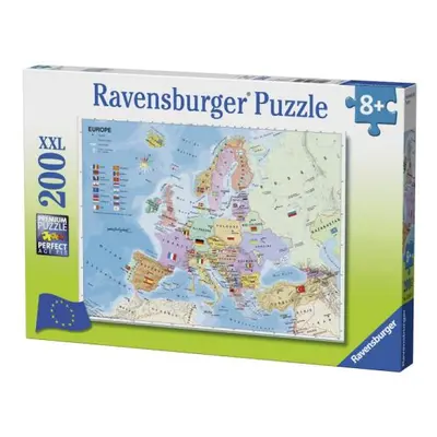 Ravensburger Mapa Evropy 200 dílků