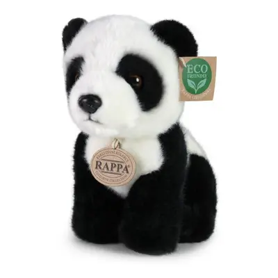 Plyšová panda sedící 18 cm ECO-FRIENDLY