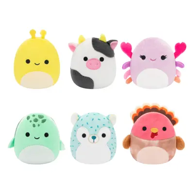 SQUISHMALLOWS Micromallows 6Pack - Krab, Želva, Kráva, Krocan, Ježek, Šnek