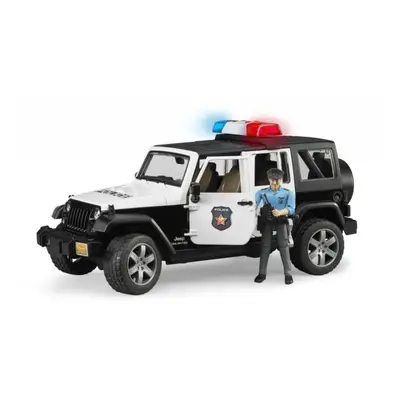 Bruder 02526 Jeep Wrangler Policie s figurkou