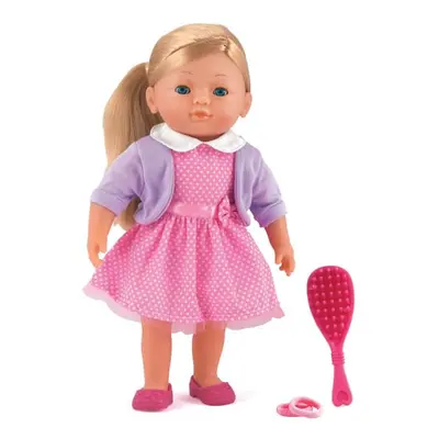 Dolls World Módní panenka Elizabeth blondýnka s doplňky 36 cm