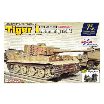 Model Kit tank 6947 - TIGER I LATE s/ZIMMERIT NORMANDIE (1:35)