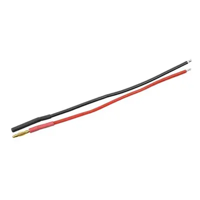 Konektor zlacený 2.0mm s kabelem 20AWG 10cm (1 pár)