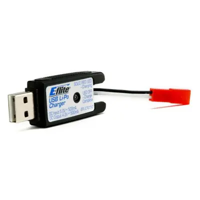 E-flite nabíječ LiPo 3.7V 500mA JST USB