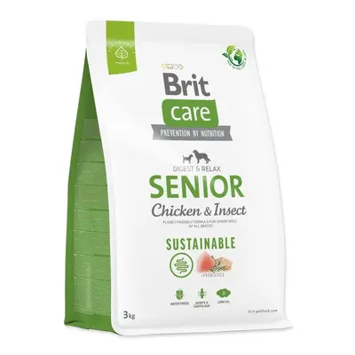 Krmivo Brit Care Dog Sustainable senior Chicken & Insoct 3kg