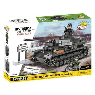 Cobi II WW Panzerkampfwagen IV Ausf G, 1:35, 643 k, 2 f