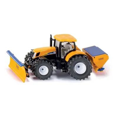 Siku Super - Traktor s přední radlicí a sypačem soli, 1:50