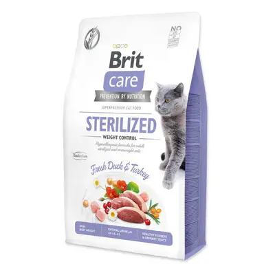 Krmivo Brit Care Cat Grain-Free Sterilized Weight Control 2kg