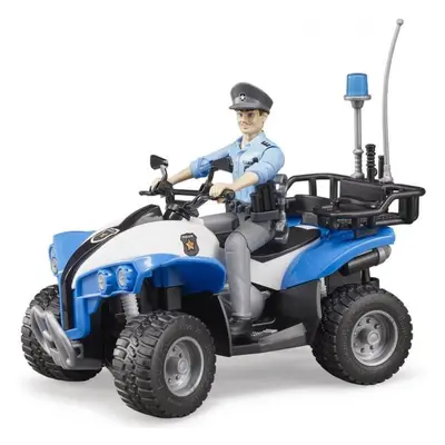 Bruder 63010 Policejní čtyřkolka s figurkou policisty