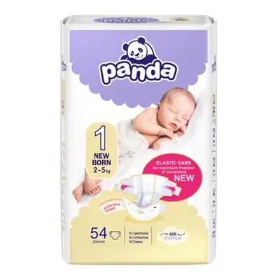 BELLA PANDA Newborn 54 ks (2-5 kg) - jednorázové pleny