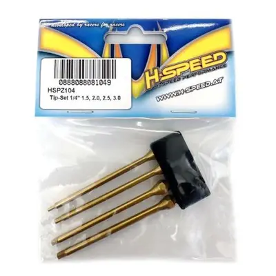 H-Speed bit imbus (sada 1.5, 2.0, 2.5, 3.0mm)